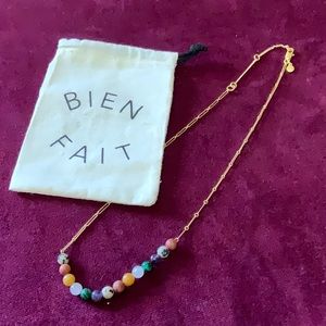 Madewell multi stone necklace